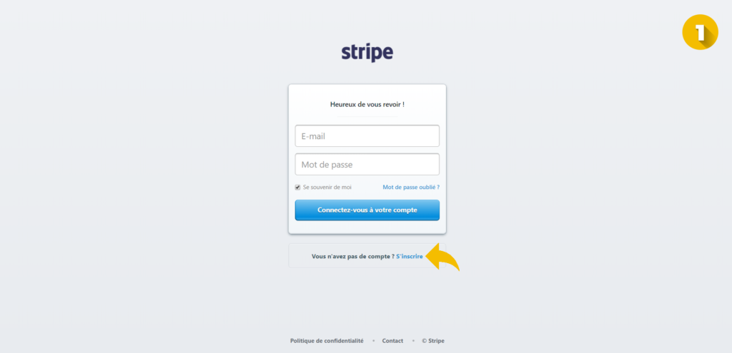 Stripe s'inscrire