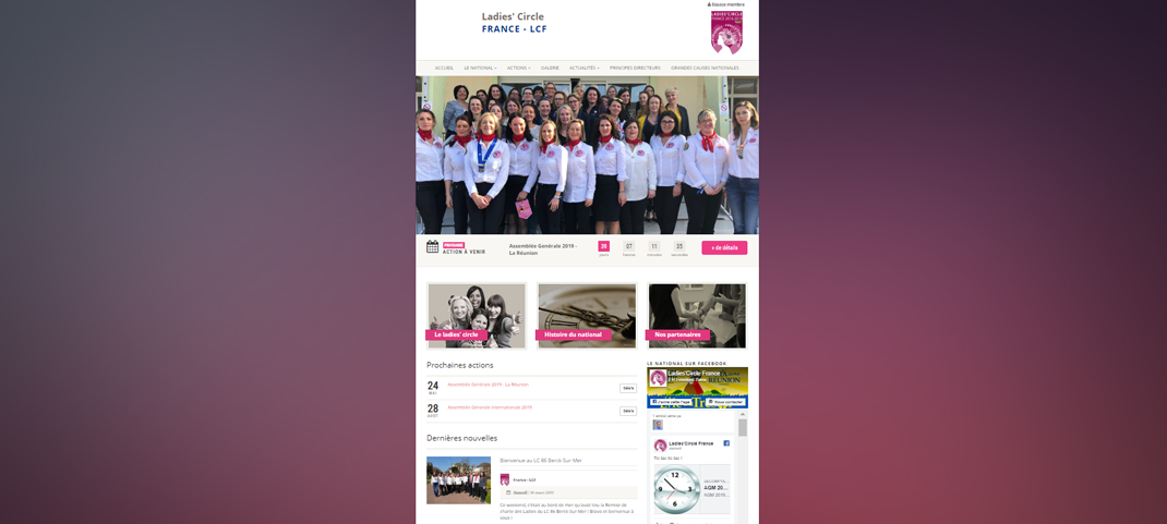 site web Ladies Circle France